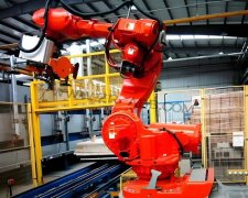 ABB機(jī)器人IRB6700平衡缸斷裂維修